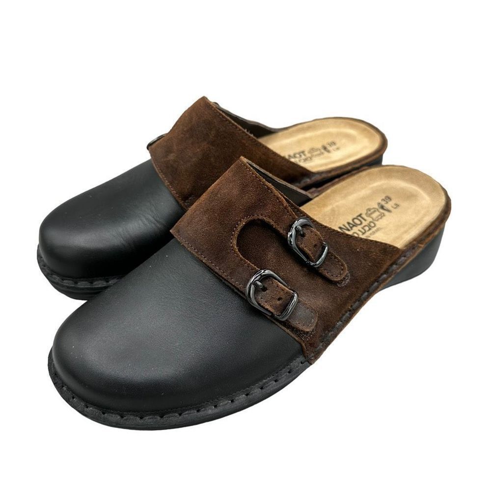 NAOT Leilani comfort slip on clog shoes unisex 39 women’s 8.5 mule strap sandal